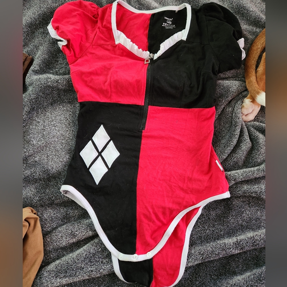 Little for Big Harley Quinn bodysuit